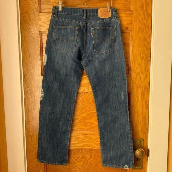 LEVI'S 514 Men’s Straight Fit Jeans Size 28 - Picture 3 of 16
